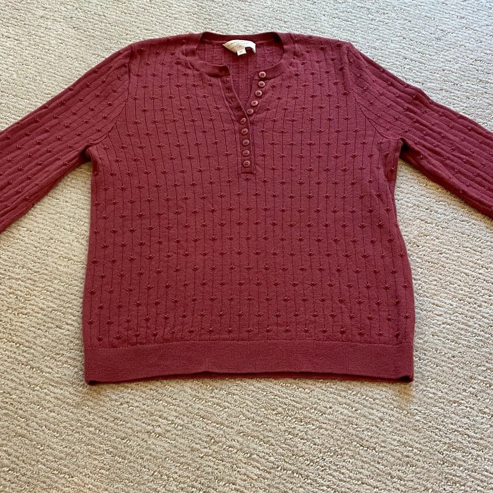 Sezane Zoe Knit, color Rosewood